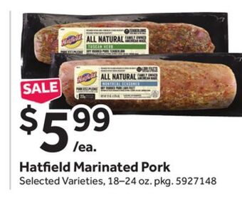 Stop&Shop Hatfield marinated pork offer
