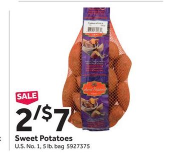 Stop&Shop Sweet potatoes offer