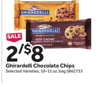 Stop&Shop Ghirardelli chocolate chips offer