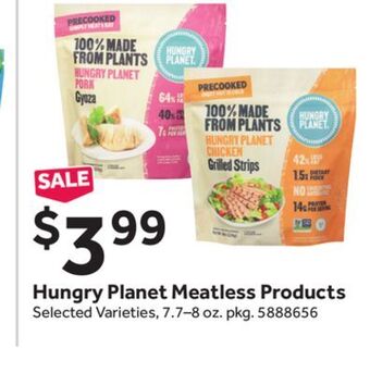 Stop&Shop Hungry planet meatless products offer