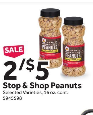 Stop&Shop Stop & shop peanuts offer