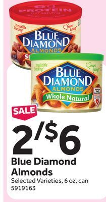 Stop&Shop Blue diamond almonds offer