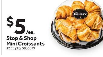 Stop&Shop Stop & shop mini croissants offer