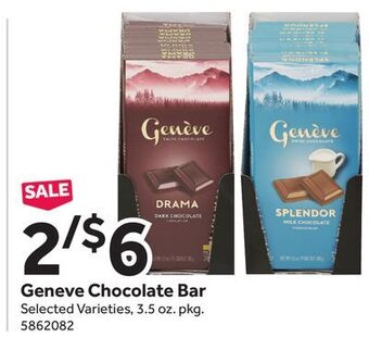 Stop&Shop Geneve chocolate bar offer