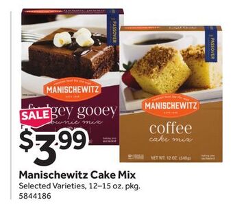 Stop&Shop Manischewitz cake mix offer