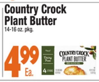 King Kullen Country crock plant butter offer