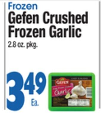 King Kullen Gefen crushed frozen garlic offer