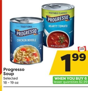 Weis Markets Progresso soup offer