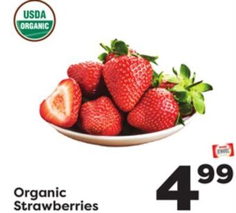 Weis Markets Organic strawberries offer