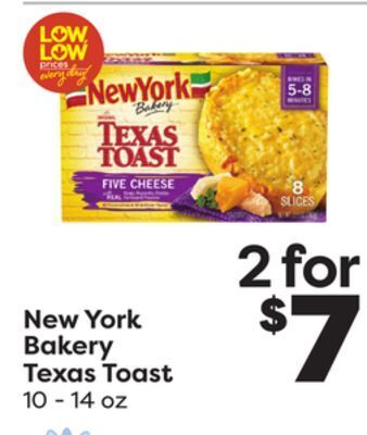 Weis Markets New york bakery texas toast offer
