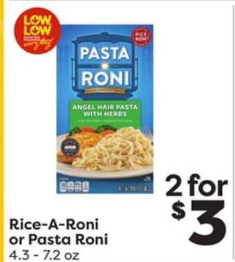 Weis Markets Rice-a-roni or pasta roni offer
