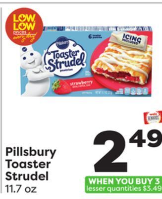 Weis Markets Pillsbury toaster strudel offer
