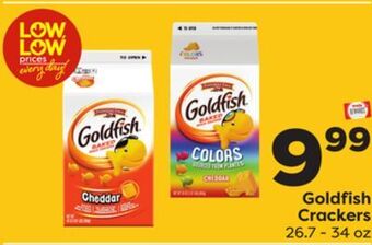 Weis Markets Goldfish crackers offer
