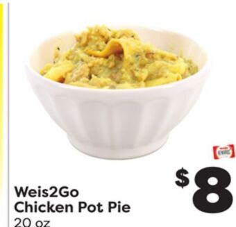 Weis Markets Weis2go chicken pot pie offer