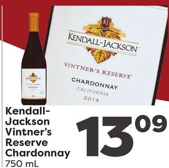 Weis Markets Kendall-jackson vintner's reserve chardonnay offer