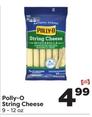Weis Markets Polly-o string cheese offer