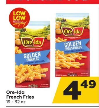 Weis Markets Ore-ida french fries offer