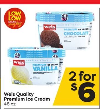 Weis Markets Weis quality premium ice cream offer