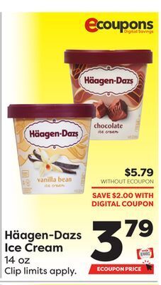 Weis Markets Häagen-dazs ice cream offer