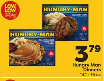 Weis Markets Hungry man dinners offer