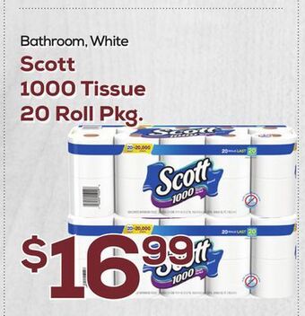 DeCicco & Sons Scott 1000 tissue offer