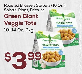 DeCicco & Sons Green giant veggie tots offer