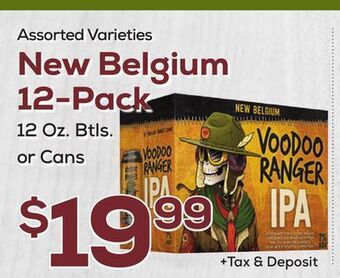 DeCicco & Sons New belgium 12-pack offer