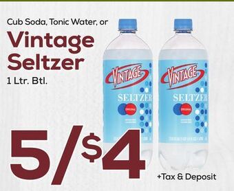 DeCicco & Sons Vintage seltzer offer