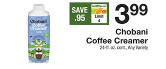 The Fresh Grocer Coffee creamer offer