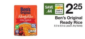 The Fresh Grocer Ready rice offer