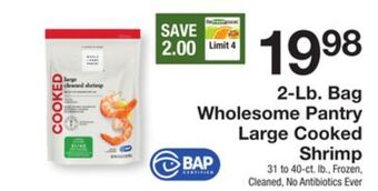 The Fresh Grocer Large cooked shrimp offer