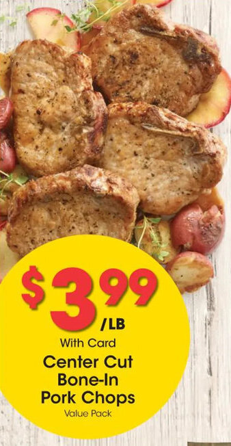 Kroger Center Cut Bone-In Pork Chops offer