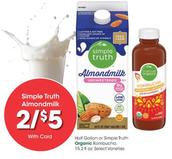 Kroger Simple Truth Almondmilk offer