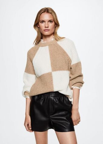 Mango Reverse knit sweater offer