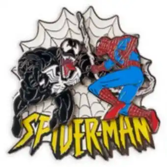 Disney Store Spider-man and venom pin – spider-man: the animated series – limited release offer