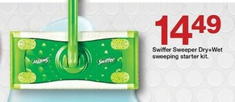 Target Swiffer Sweeper Dry + Wet sweeping starter kit. offer