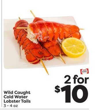 Weis Markets Wild caught cold water lobster tails offer