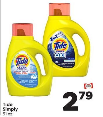 Weis Markets Tide simply offer