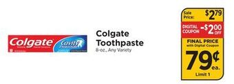 ShopRite Toothpaste offer