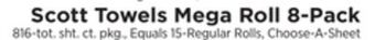 ShopRite Towels mega roll 8-pack offer