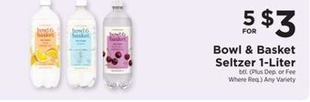 ShopRite Seltzer 1-liter offer