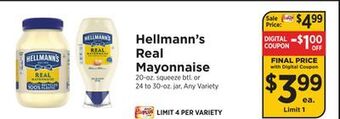 ShopRite Real mayonnaise offer