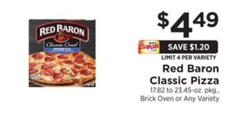 ShopRite Classic pizza offer