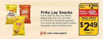 ShopRite Frito lay snacks offer