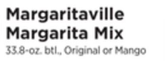 ShopRite Margarita mix offer