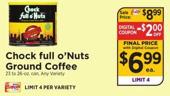 ShopRite Ground coffee offer