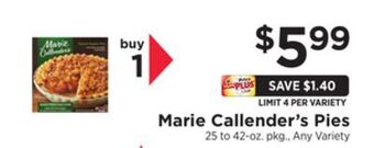 ShopRite Pies offer