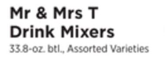 ShopRite Drink mixers offer
