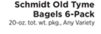 ShopRite Old tyme bagels 6-pack offer