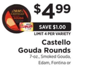 ShopRite Gouda rounds offer